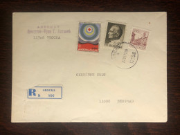 YUGOSLAVIA TRAVELLED COVER 1972 YEAR TBC RED CROSS HEALTH MEDICINE - Covers & Documents