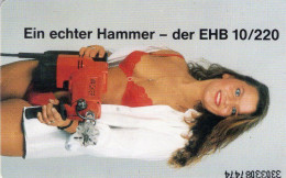 Echter Hammer TK O 650/1993 O 20€ 3.000 Expl. Erotik/EROS Wacker Beton Bohr-System EHB Bohrhammer TC Womans Of Phonecard - Firemen