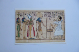 EGYPTE  - Peinture Sur Papyrus  -  Le Contrôleur Général Des Finances - Museen