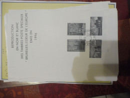 Belgique Belgie Feuillet Noir Et Blanc / Zwart -wit Velletjes  ZNP Znp 29 Brussel Bruxelles 1997 Fançais - B&W Sheetlets, Courtesu Of The Post  [ZN & GC]