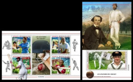 GUinea  2023 Cricket Legends. (255) OFFICIAL ISSUE - Cricket