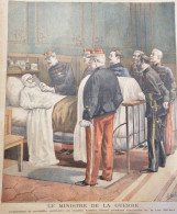 1894 POMPIERS DE PARIS - INCENDIE RUE RICHER - CLAIRON GOBLET - MINISTRE DE LA GUERRE - Magazine " LE PETIT JOURNAL " - Feuerwehr