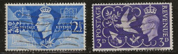 Grande-Bretagne 1946 N° Y&T :  235 Et 236 Obl. - Used Stamps