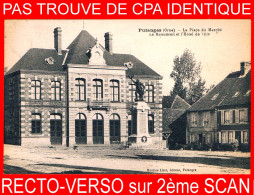 CPA RR V TOUTE SEULE - 61 PUTANGES - La Place Du Marché, Le Monument Et L'Hôtel De Ville -Editeur Maurice LIZOT Putanges - Putanges