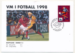 FRANCE - Env. Commémo.  Coupe Du Monde De Foot-Ball 1998 - Ecosse Norvège - 1998 – Frankrijk