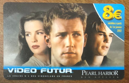 VIDEO FUTUR CARTE STAR PEARL HARBOR CINEMA FILM PAS NO TELECARTE TELEFONKARTE SCHEDA TARJETA PHONECARD PREPAID CARD - Subscription