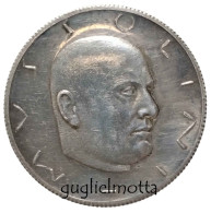 MUSSOLINI MEDAGLIA ARGENTO MOLTI NEMICI MOLTO ONORE RARA MEDAGLIA ARGENTO - Adel