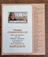 BICENTENAIRE DE LA NAISSANCE DE NAPOLEON Timbre édité Spécialement Par Les éditions Tallandier - Napoleon