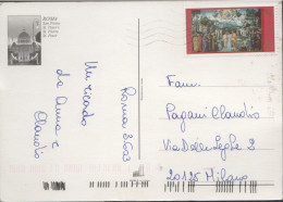 Vaticano - Storia Postale - 2001 - 800 La Cappella Sistina Restaurata (Isolato) - Cartolina - San Pietro Al Tramonto - V - Storia Postale