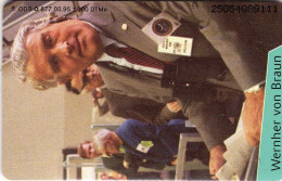 Raumfahrt TK O 877/1995 ** 30€ 1.000Expl. Weltraum-Konstrukteur V.Braun Raketen-Spezialist TC Space Phonecard Of Germany - Raumfahrt