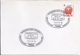 BERLIN N° 378 S/C DE RHEINFELDEN/5.11.72 - Lettres & Documents