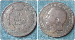 M_p> Principato Di Serbia 10 Para 1879 - Serbia