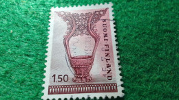 FİNLANDİYA--1980-90    1.50 MK  DAMGALI - Usati