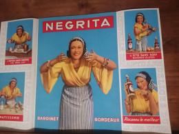 Affiche Pub  Rhum  Négrita 1937 - Affiches