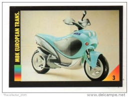 FIGURINA TRADING CARDS - LA MIA MOTO - MY MOTORBIKE - MASTERS EDIZIONI (1993) - MBK EUROPEAN TRANS. - Motori