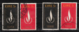 IRELAND Scott # 266-7 Used 2 Sets - Human Rights Year B - Used Stamps