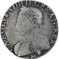 France, Charles IX, Teston, 1567, Toulouse, 2nd Type, TB+, Argent, Gadoury:429 - 1560-1574 Charles IX