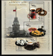 (4478-80) EUROMED 2020 (TRADITIONAL GASTRONOMY) Sheet MNH** - Neufs