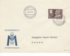 7161r) Finland Cover 1946  Special Postmark Cancel Early Use - Brieven En Documenten