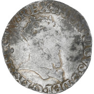 France, Henri II, 1/2 Teston à La Tête Couronnée, 1549, Paris, Très Rare - 1547-1559 Enrico II