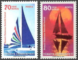 (3433-34) MARMARIS INTERNATIONAL MARITIME FESTIVAL SET MNH** - Unused Stamps