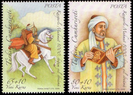 (3658-59) TURKEY 1000th ANNIVERSARY OF KASGARLI MAHMUT IS BIRTH MNH** - Unused Stamps