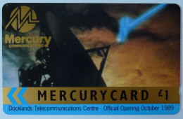 UK - Great Britain - Mercury - MER033 - 18MERC - Docklands Telecommunications Centre - 1525ex - Mint - [ 4] Mercury Communications & Paytelco