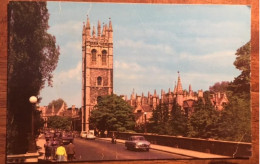 Cpsm, Angleterre, England, OXFORD, Magdalen College And Bridge, écrite, Année? - Oxford