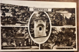 CPSM, Angleterre, England, Multivues Sheffield, écrite En 1949 - Sheffield