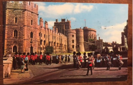 Cpsm, Angleterre, England, Windsor Castle Hill "Band Of The Grenadier Guards , écrite En 1977 - Windsor Castle