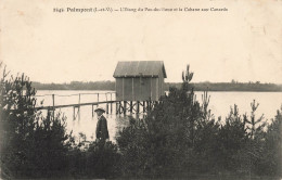 FRANCE - Paimpont - L'Etang Du Pas Du Houx Et La Cabane Aux Canards - Homme Au Premier Plan - Carte Postale Ancienne - Paimpont