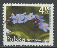 Pologne - Poland - Polen 2010 Y&T N°4212 - Michel N°4489 (o) - 4,15z Myosotis - Gebraucht