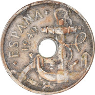 Monnaie, Espagne, 50 Centimos, 1949 - 50 Centimos