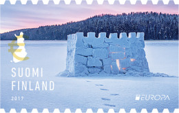 Finland Finnland Finlande 2017 Europa CEPT Castles Snow Fortress Posti Stamp MNH - Nuevos