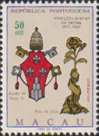 612962 MNH MACAO 1967 50 ANIVERSARIO DE LA APARICION DE LA VIRGEN DE FATIMA - Sonstige & Ohne Zuordnung