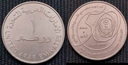 United Arab Emirates -1 Dirham -2007 - The Golden Jubilee Of Abu Dhabi Police - Emirats Arabes Unis