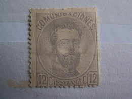 EMPIRE // ESPAGNE  --1872  AMEDEE 1è - 12 C Lilas Gris  --  Tb     Cote 18 Euro - Unused Stamps