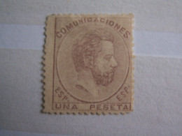 ROYAUME  // ESPAGNE  --1872  AMEDEE 1è - 1 P Lilas--    Trace Au Dos   Cote 115 Euro - Unused Stamps