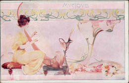 Jugendstil Musiove I-II Art Nouveau - Autres & Non Classés
