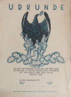 Urkunde Bei Dem Wettbewerb Im Rahmen Der Geistigen Betreuung Und Freizeitgestaltung Veranstaltet Vom Stellv. Komm. Gener - Weltkrieg 1939-45