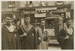 Judaika - Foto-Karte (keine Ak) Hdschrftl: Jüdische Soldaten (Kolonialtruppen) Während Des BÜRGERKRIEGES In SPANIEN (Fra - Jewish