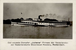 Dampfer / Ozeanliner Holland Juliana Prinses Der Nederlanden I-II Bateaux - War 1914-18