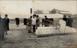 Sanke Piloten 220 Pegoud An Seinem Flugzeug Foto-AK I-II (fleckig) Aviation - Guerre 1914-18