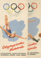 Olympiade Sommerspiele2 Flyer Von Coca-Cola Von Olympischen Rekorden 1936 Und 1948 In Versch. Disziplinen I-II - Jeux Olympiques