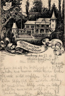 Studentika MARBURG,Lahn - VORLÄUFER Gruss Aus Dem WINGOLFHAUS 1896 I Montagnes - School