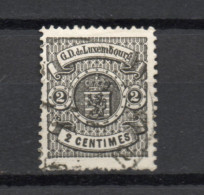 LUXEMBOURG    N° 40    OBLITERE   COTE 4.00€   ARMOIRIE - 1859-1880 Wappen & Heraldik