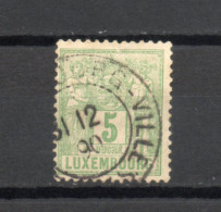 LUXEMBOURG    N° 50    OBLITERE   COTE 0.35€   ALLEGORIE - 1882 Allegorie