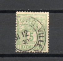 LUXEMBOURG    N° 50    OBLITERE   COTE 0.35€   ALLEGORIE - 1882 Allégorie