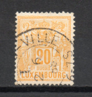 LUXEMBOURG    N° 53    OBLITERE   COTE 2.00€   ALLEGORIE - 1882 Allegory