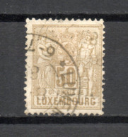 LUXEMBOURG    N° 56    OBLITERE   COTE 3.00€   ALLEGORIE - 1882 Allegorie